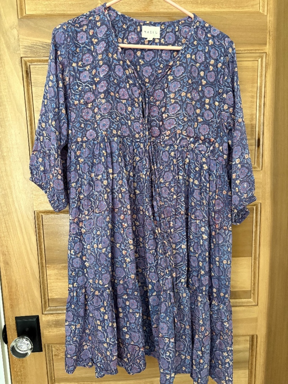 Maelu Designs Hand Block Printed Dress - Artisanal & Ethical